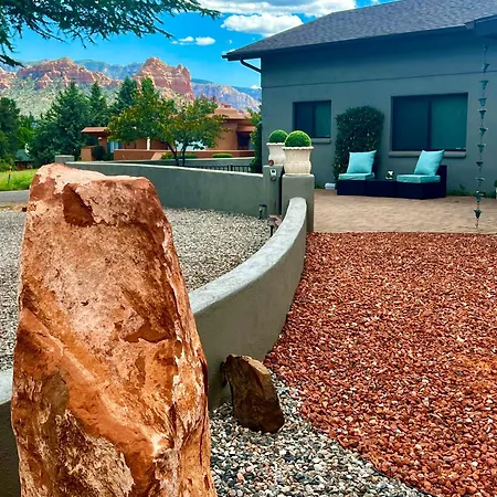 Sedona Uptown Gem! Wow! Views!! New! Barrel Sauna!!! Close To Trails, Walk To Uptown Sedona, Restaurants And Shopping Exterior photo